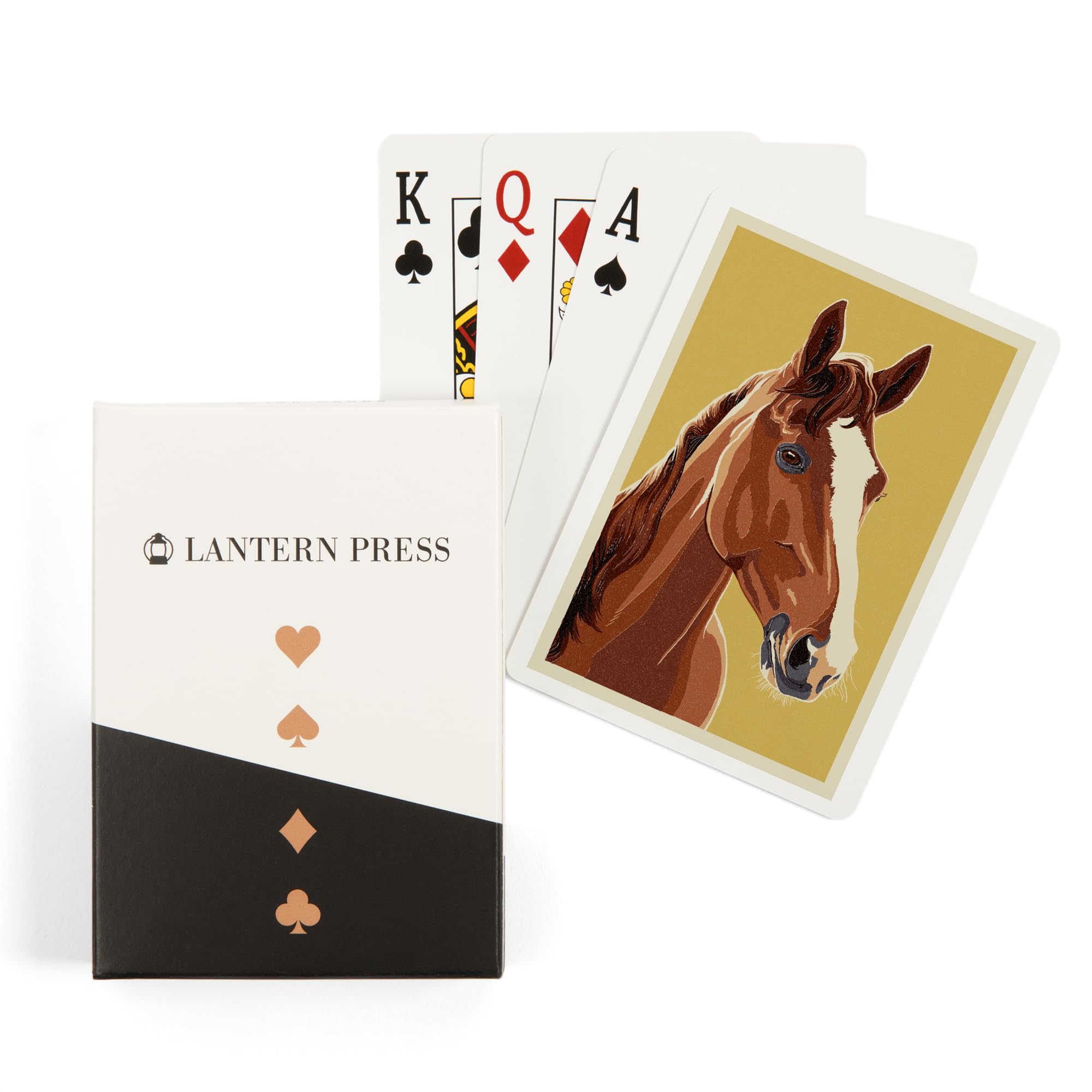 Amazon.com: Horse, Letterpress, 52 Playing Cards for Adults, Poker