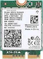 Vista 1 de Adaptador Wi-Fi M.2 Legacy para Intel 9461 Wireless-AC WiFi de 433 Mbps con Bluetooth 5.1 Tarjeta de red de 2.4 GHz y 5 GHz Diseñado para CPU
