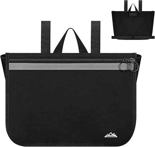 supregear Bolsa lateral para silla de ruedas, bolsa de almacenamiento impermeable para rodillos, andadores, sillas de ruedas eléctricas y scooters