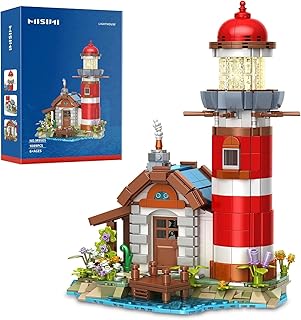MISINI Ideas M9505 Lighthouse Building Set for Adults, Unique Collection and Display Model, Creative STEM Building Toy Gift for Boys and Girls Ages 6+ (1089 Pieces)