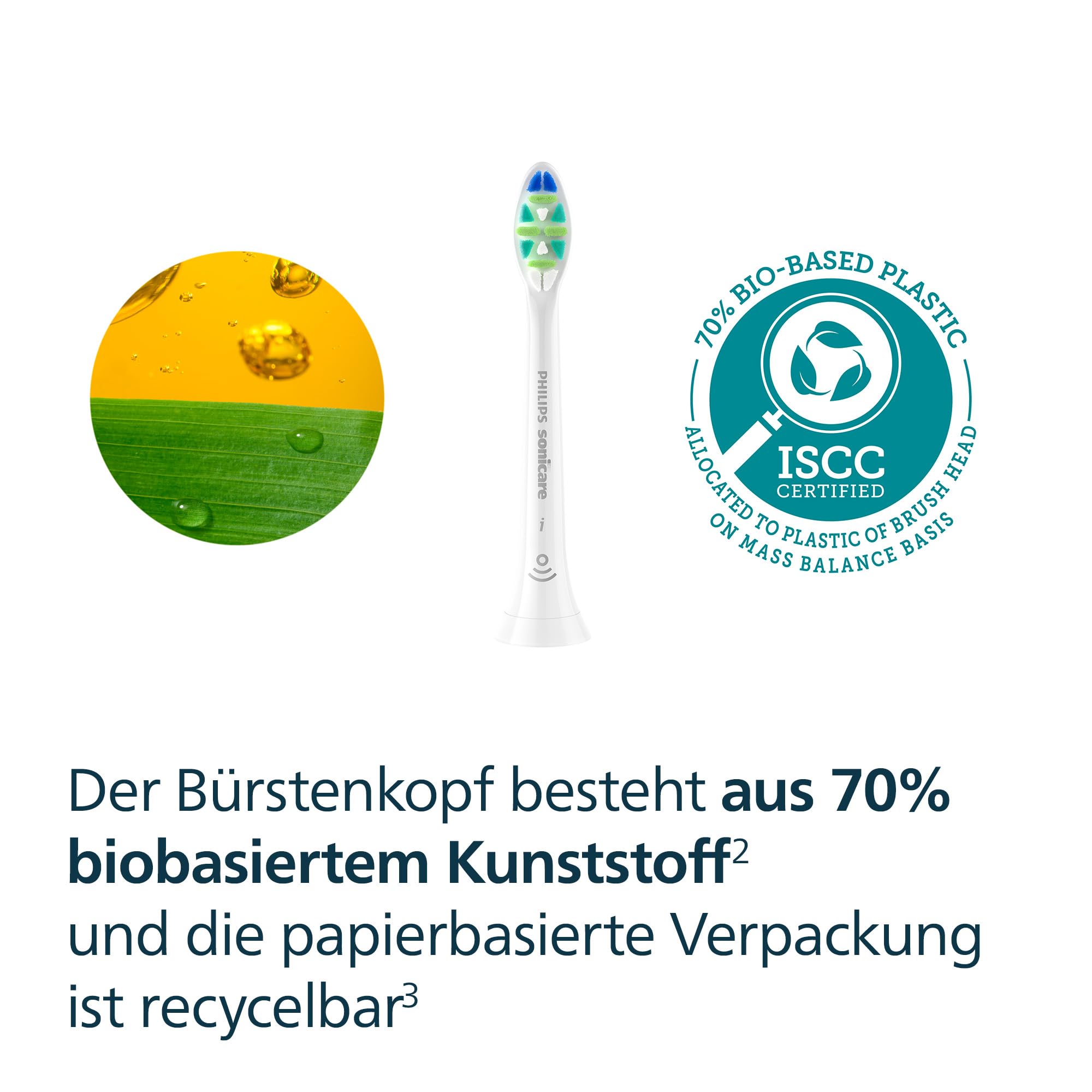 Philips Sonicare InterCare Original-Ersatzbürstenköpfe HX9008/87 8er-Pack Weiß