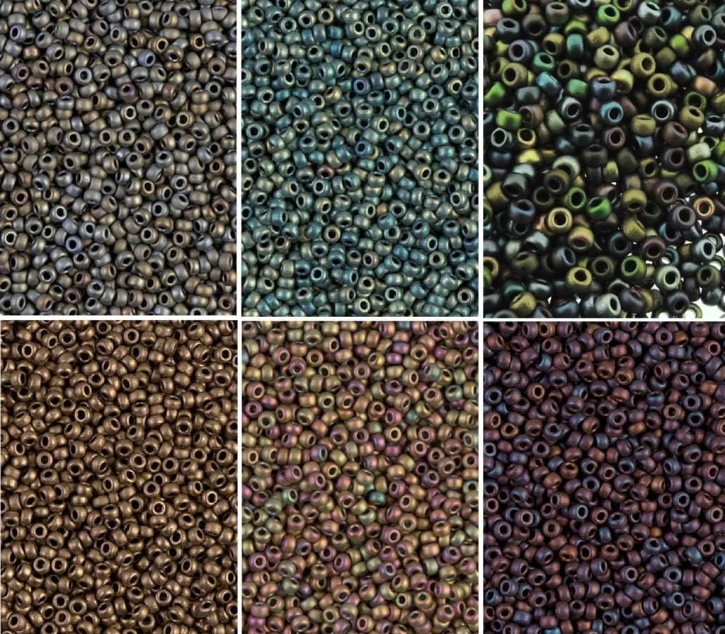 Miyuki Round Rocaille Seed Beads Size 6/0 Opaque Red Approx 20 Grams In 5 Inch Tube - Foto 6