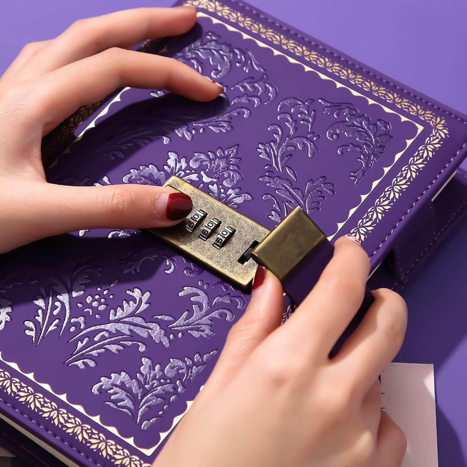 Amazon.com : Lock Diary Vintage Journal with Lock for Women