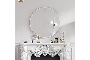 RICHTOP 24 Inch Round White Mirror: A Stunning Reflection of Modernity