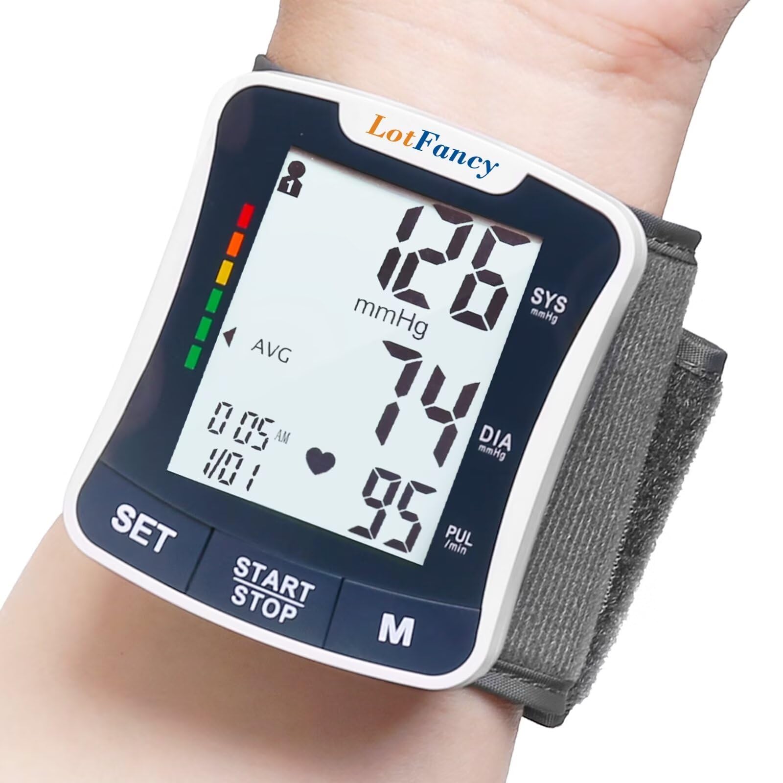 LotFancy Wrist Blood Pressure Monitor