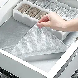 Forro para Armários Transparente, Anti Gordura, Forro para Cozinha, Gavetas e Armários, Impermeável, A Prova de Água, 400cm x 30cm