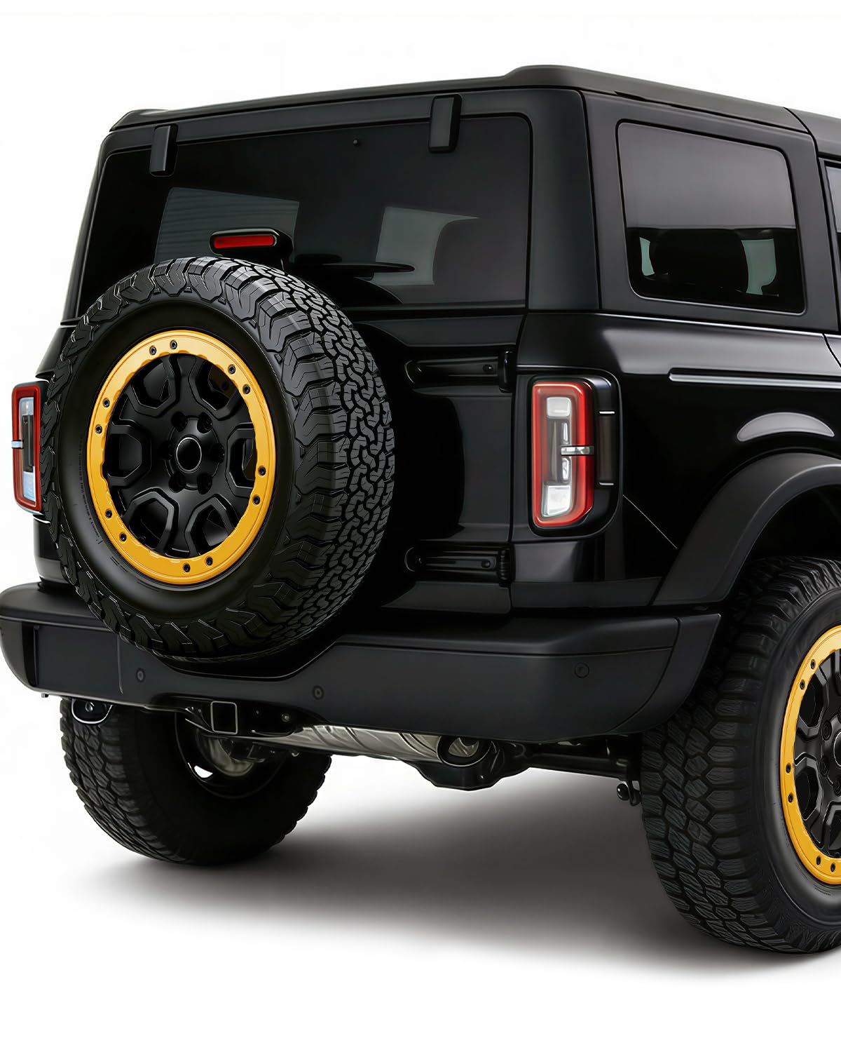 Photo 1 of BROADDICT Yellow Bead Lock Wheel Trim Rings for 2021-2026 Ford Bronco