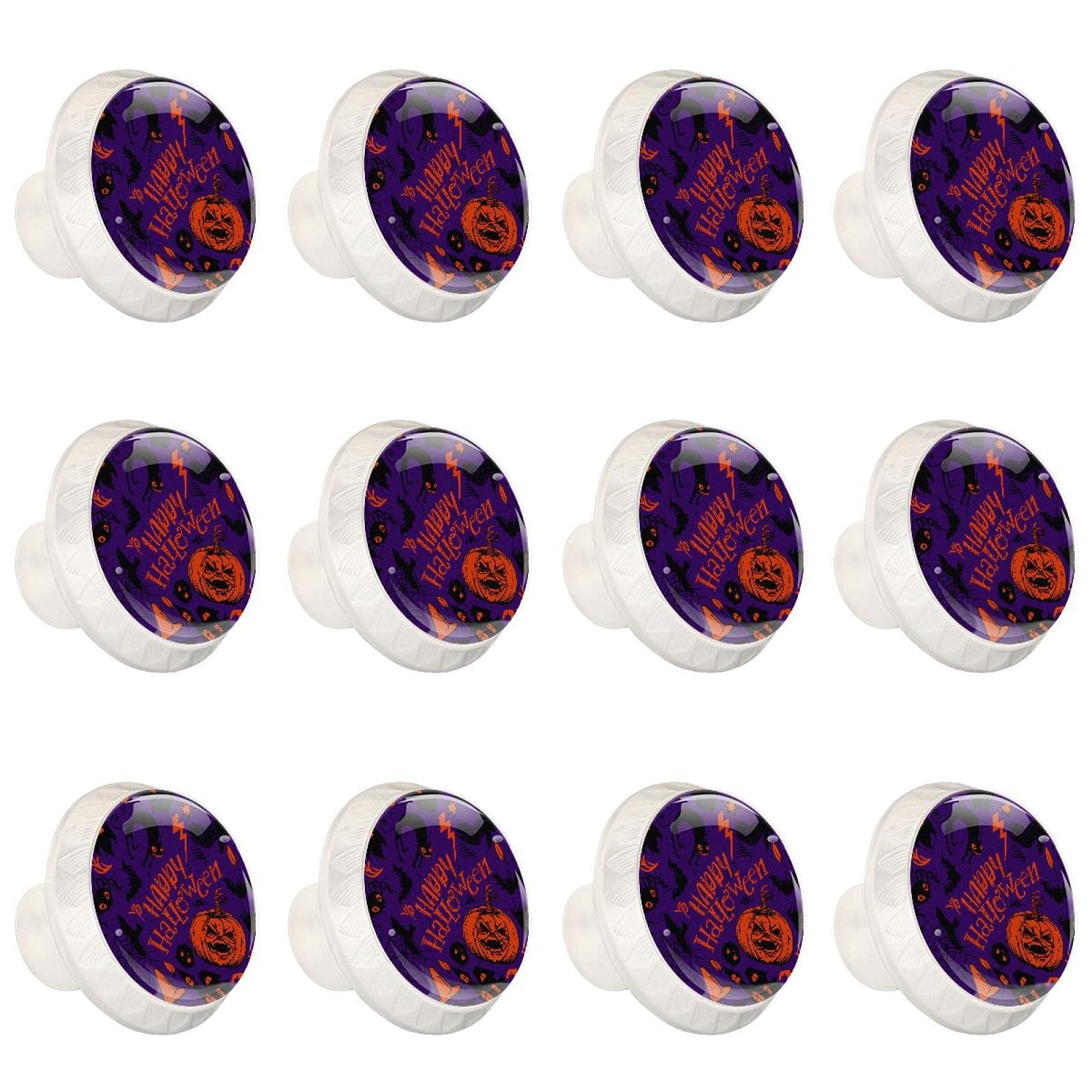Boutons de meuble Halloween pour relooker un placard terne - Lot de 12 poignées commode