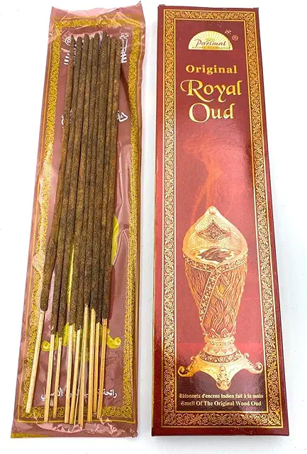 Bâtons d'encens oud en poudre de bois d'agar naturel fait main - Parfum oriental