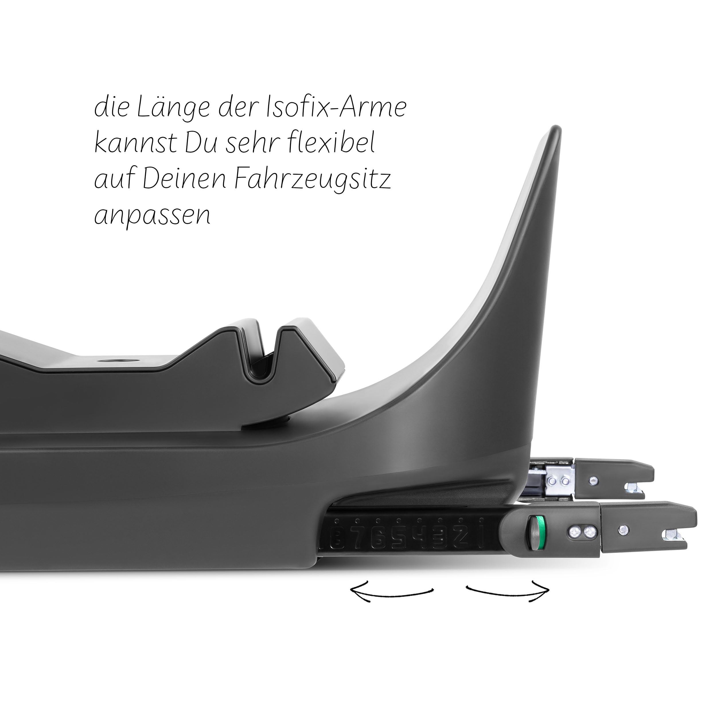 ABC Design Isofix Base Root – 360° Isofix Basis für die Babyschale Tulip & den Kindersitz Lily i-Size– höhenverstellbares Stützbein – Rotationssperre & Farbanzeige für korrekten Einbau