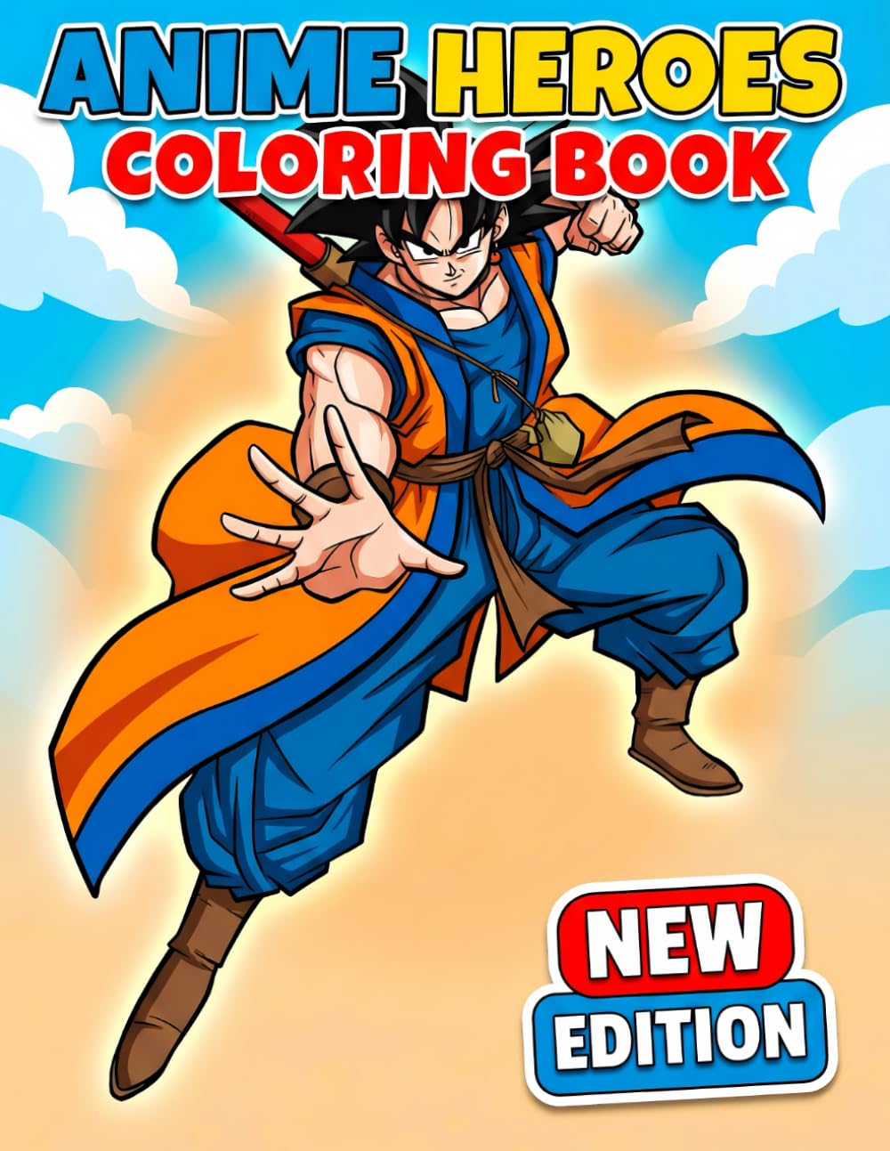 Anime Coloring Book: Over 60 Fun and Beautiful Designs for Kids, Teens & Adults - Perfect for Relaxation