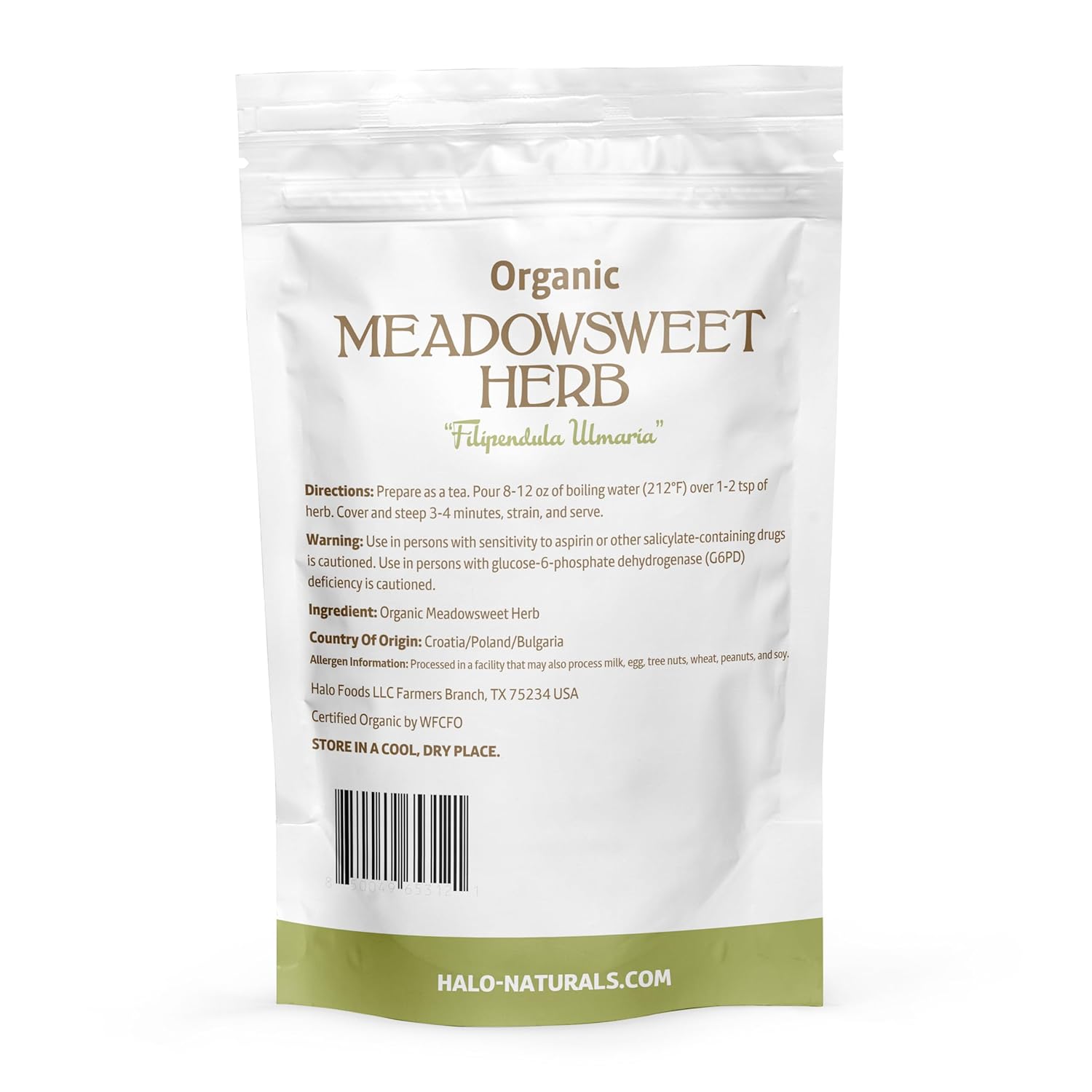 Organic Meadowsweet Herb Cut & Sifted, 4 Ounces (Filipendula ulmaria) USDA Certified | Resealable Pouch| Packaged in The USA (Pack of 1) - Image 3