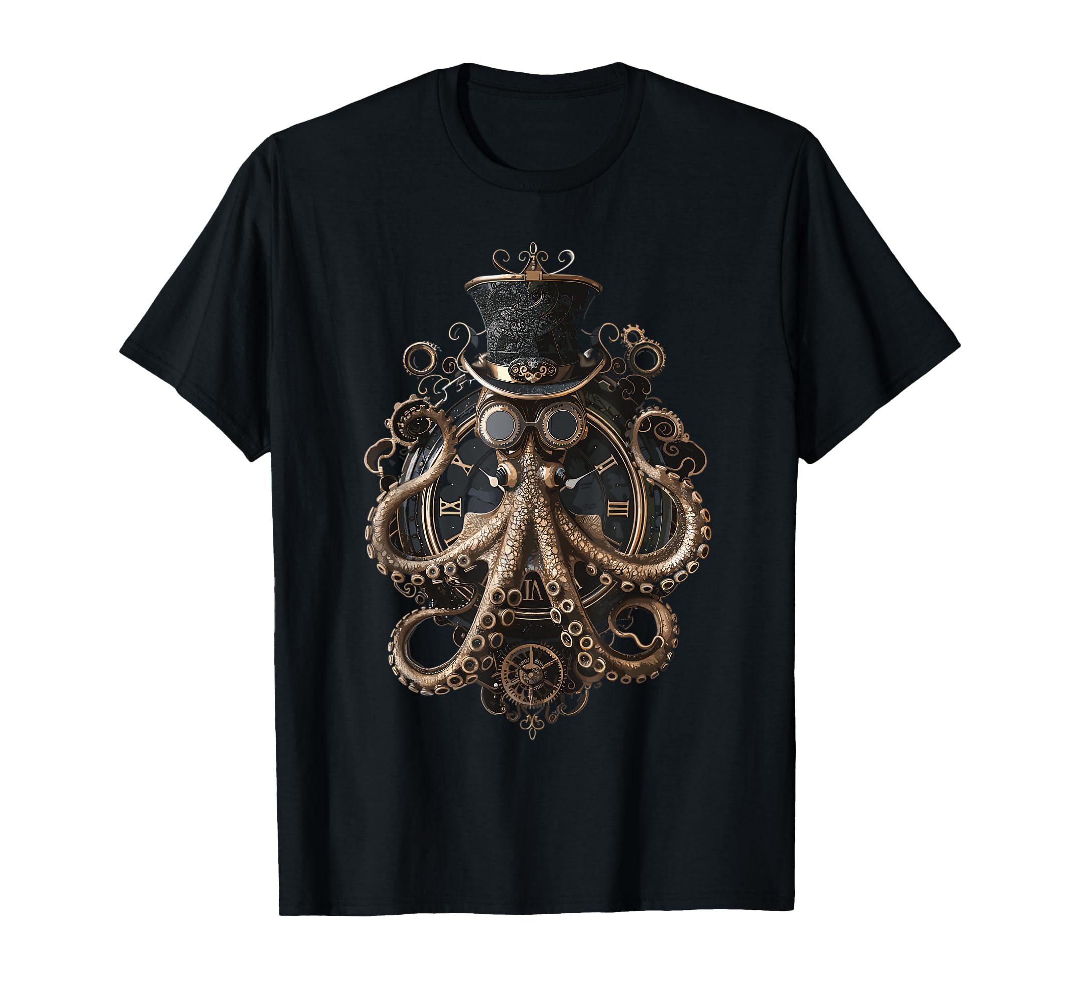 Steam Punk Art Octopus Steampunk T-Shirt