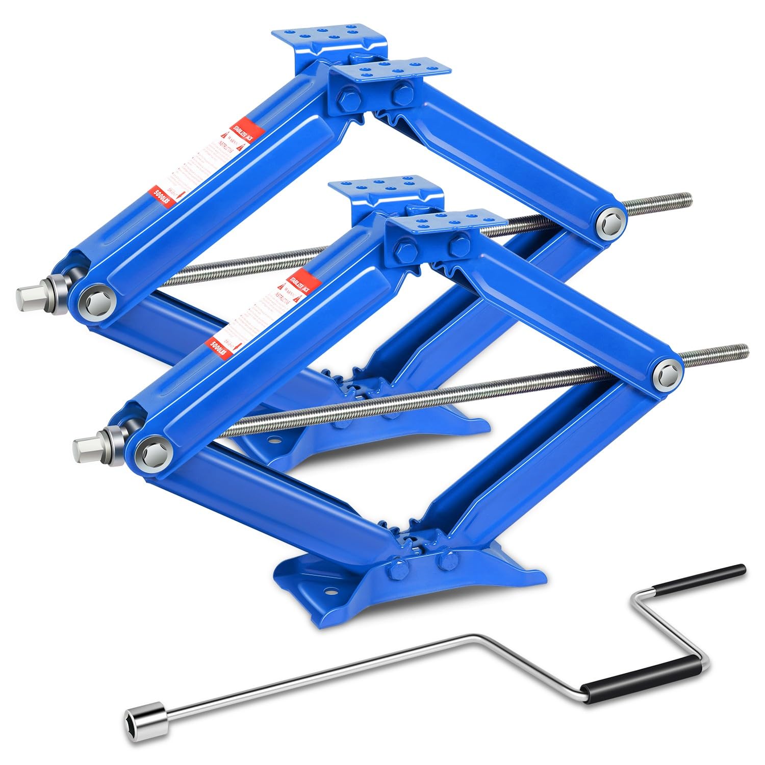 Amazon.com: Auto Dynasty 2Pcs Scissor Car Jack, 2.5 Ton (5000LBS