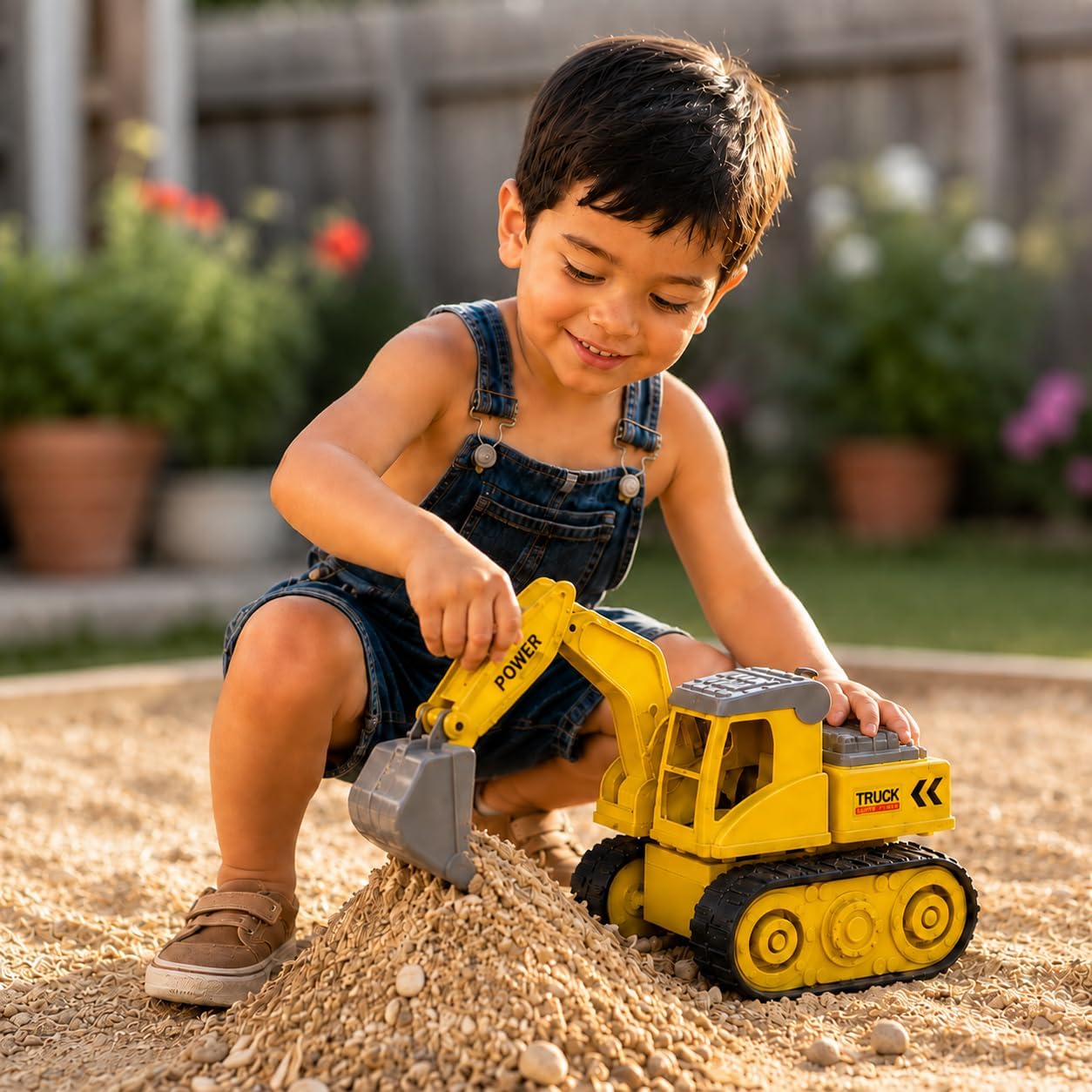 Kididdo Excavator Toys for Boys 3-5 Years Old Kids Construction Vehicle Building Toys for Toddlers Take Apart Truck with Screwdriver and Drill DIY Educational STEM Toy Gift for 3 4 5 Yeas Old Boy image 2