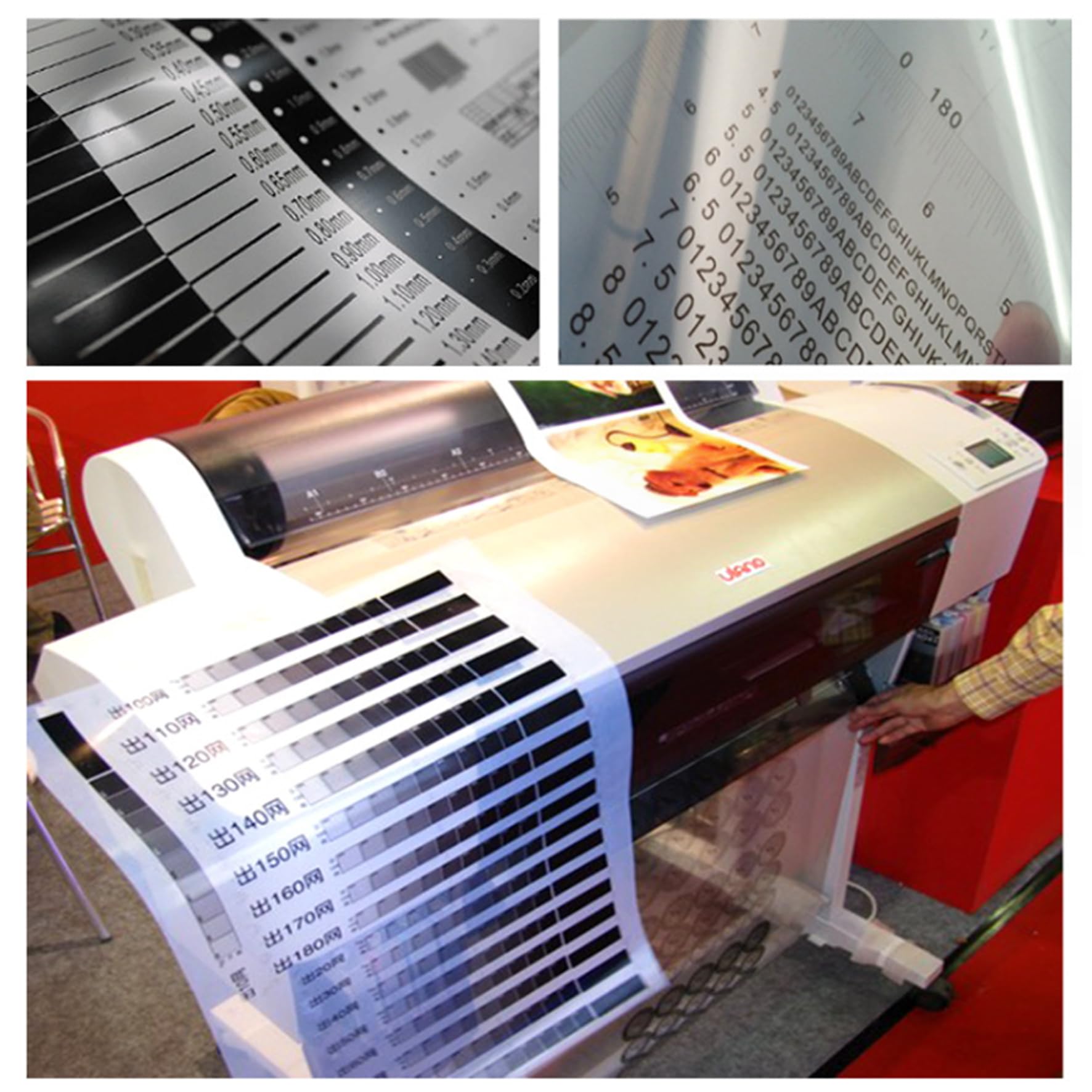 17 "x 100 'Impermeabile A Getto D'inchiostro Trasparenza Film per Serigrafia, 5 Mil Milky Transparency Film Roll con 2" Core per Stampanti Schermo