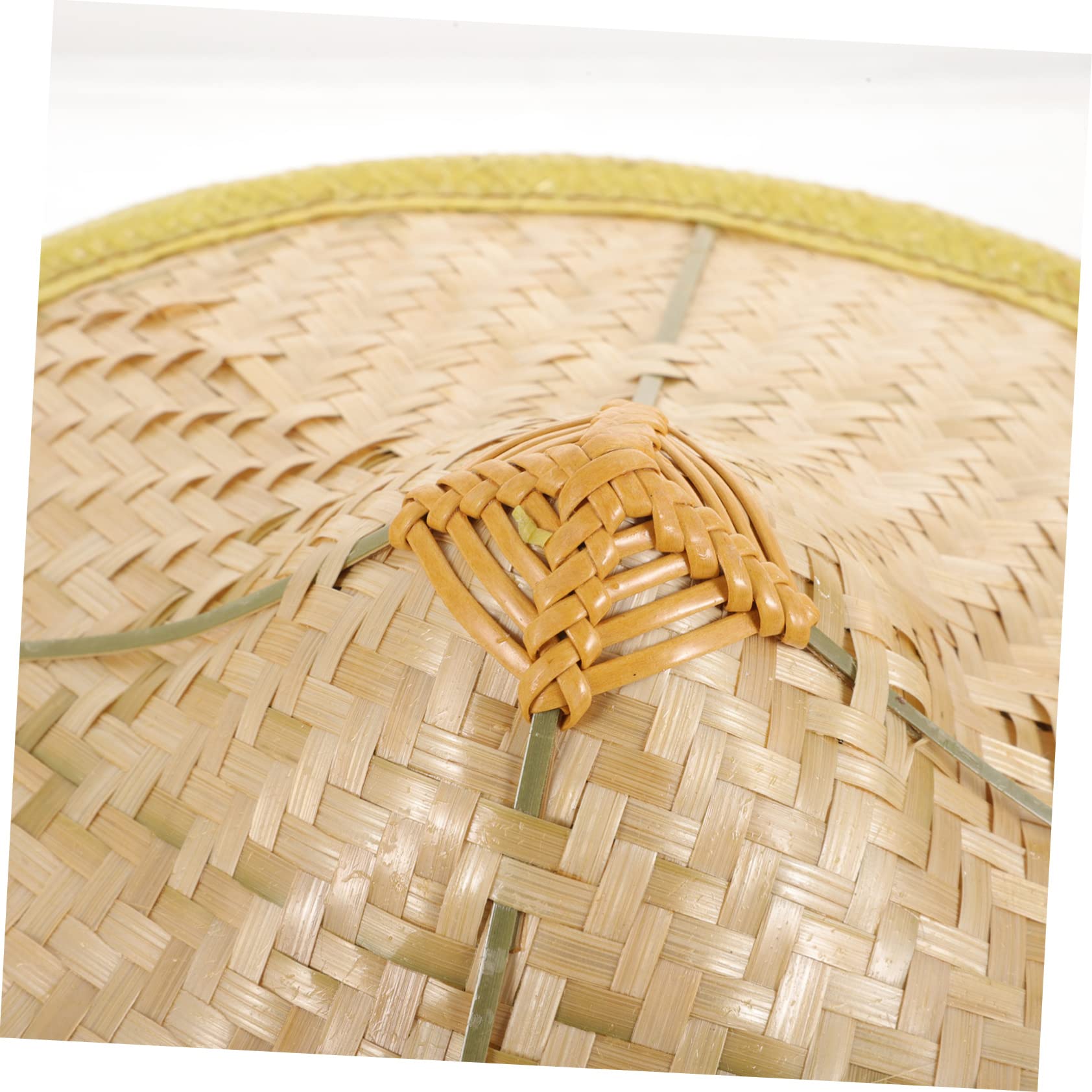 Holibanna sombrero caballeresco sombrero de mago sombrero de sombrero de copa tapa gorro sol sombrero sol sombrero japonés para hombre sombrero cónico japonés tejido de bambú rojo