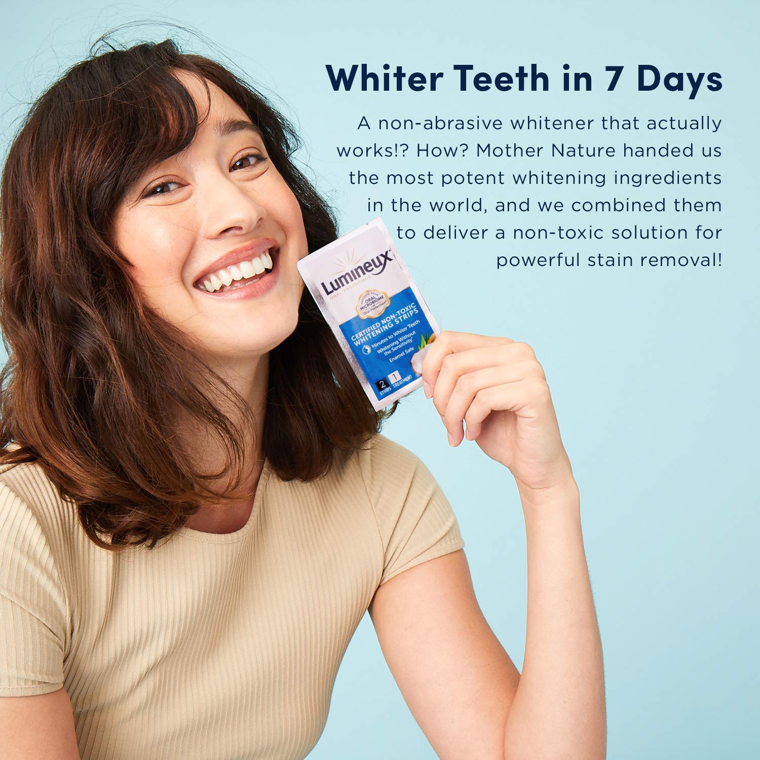 Lumineux Teeth Whitening Strips by Oral Essentials 21 Treatments