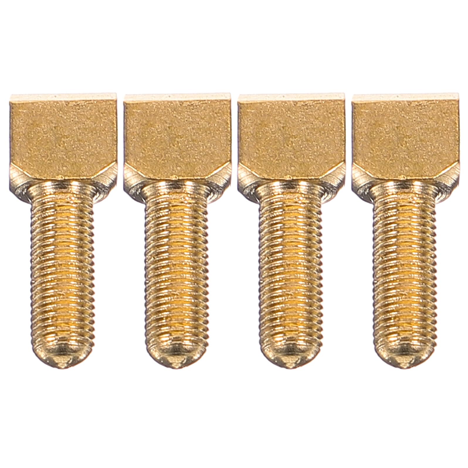 YARNOW 4pcs Violin Bow Frog Screws Replacement Parts for Violin and Bows Yellow Instrument Repair Accessories Easy to Install and Rust-resistant