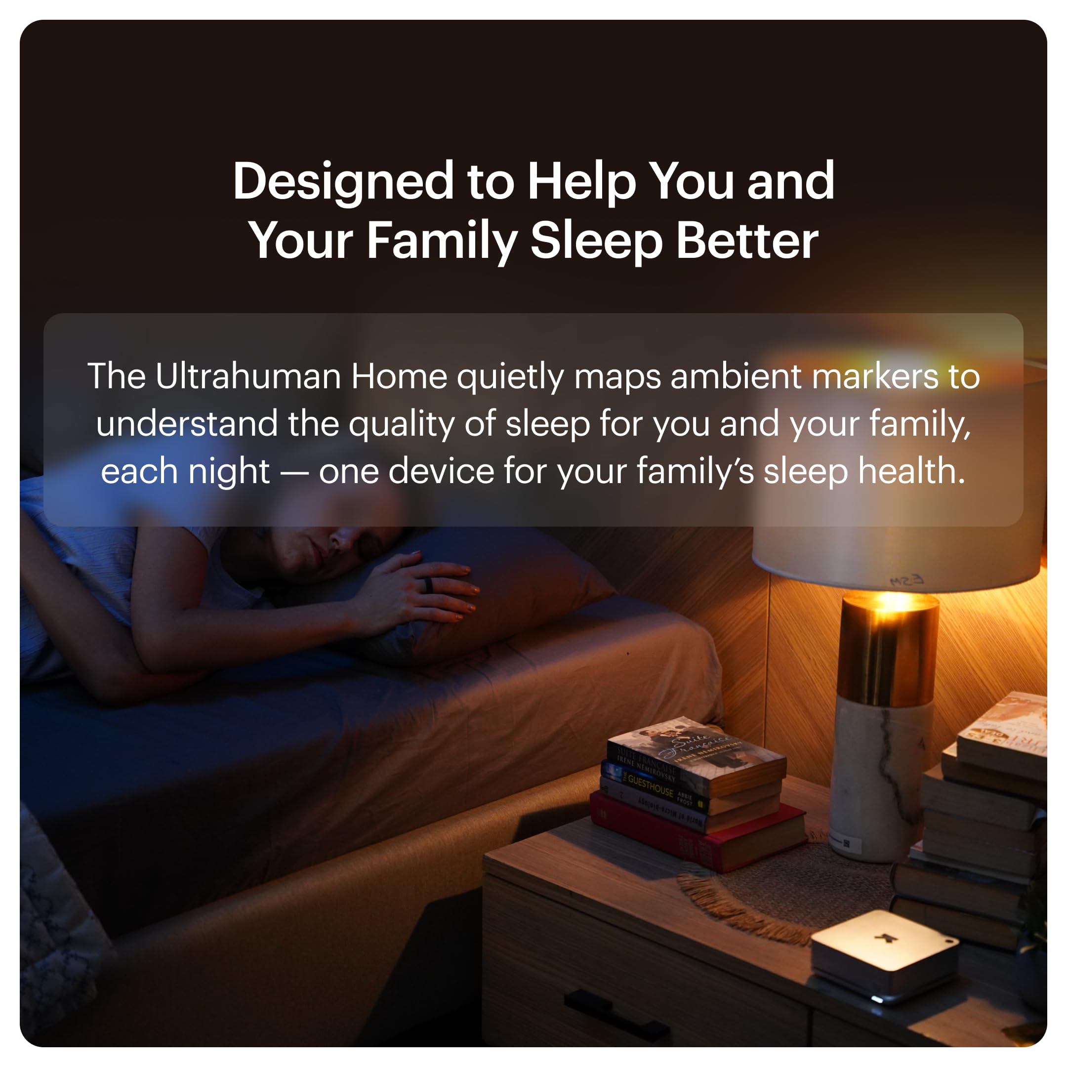 Ultrahuman Home - Monitor inteligente de salud en el hogar | Rastrea la calidad del aire, el ruido, la temperatura, el CO, el CO2 y más | Optimización de la exposición a la luz | Seguimiento de la