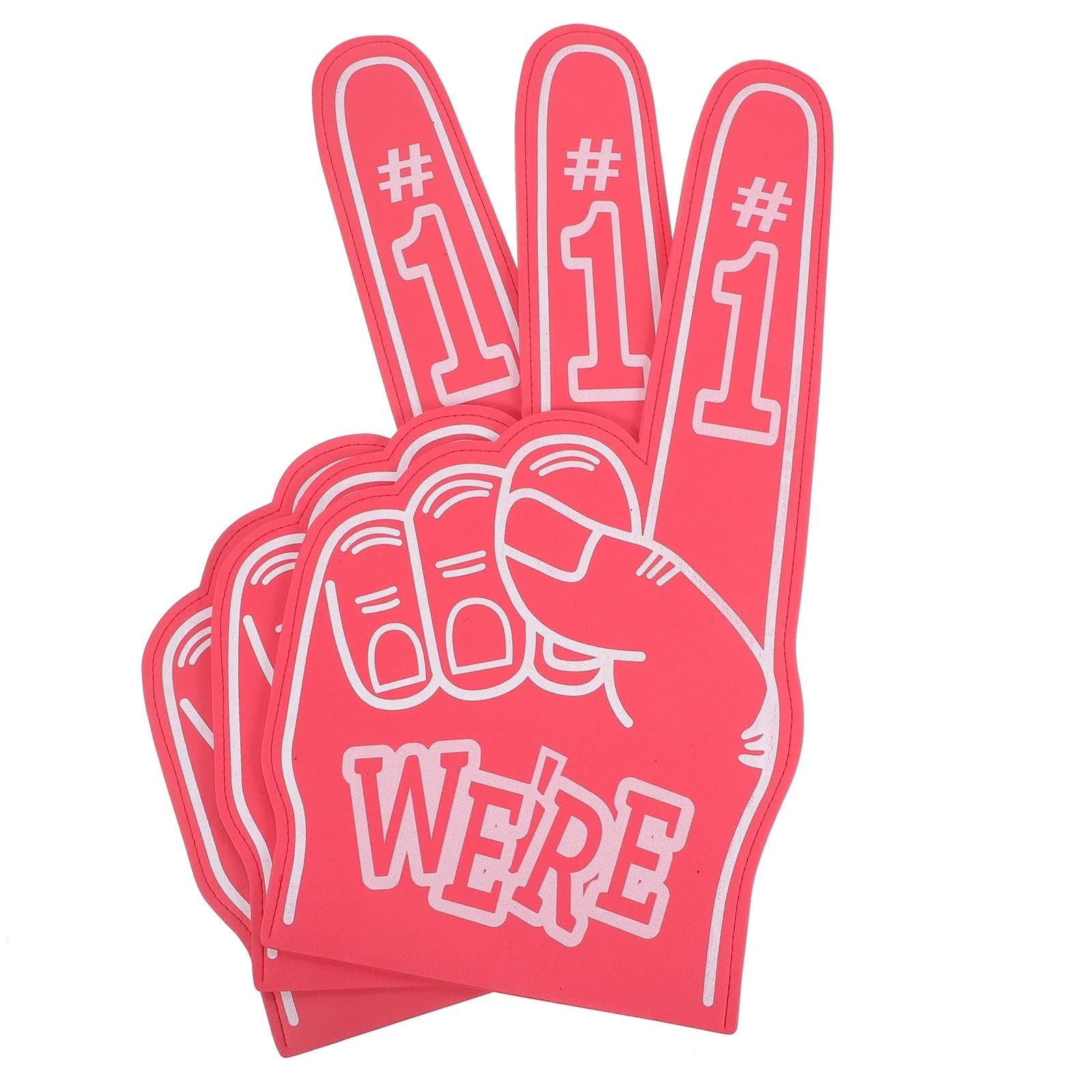 3Pcs Giant Foam Finger Cheerleading Hand Party Props For Sports Celebrations Cheer Stuff for Parties Celebration