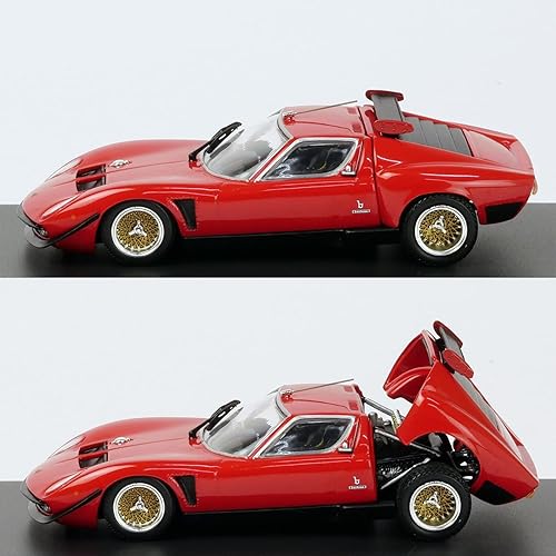 Miniatura 3 de Kyosho Original 143 Lamborghini Miura SVR RojoNegro Producto Acabado