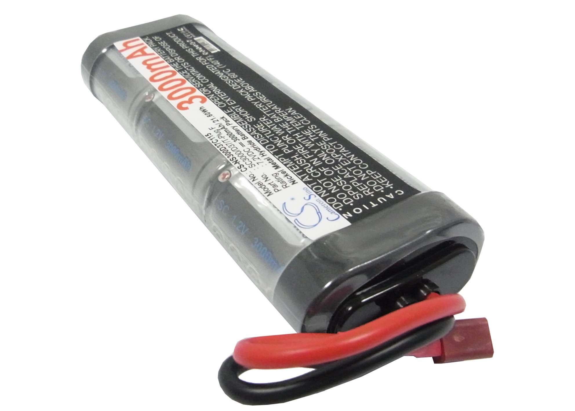 Bateria kompatybilny z Remote control RC car Deans/T-Plug Ni-MH 7.2V 3000mAh - SC