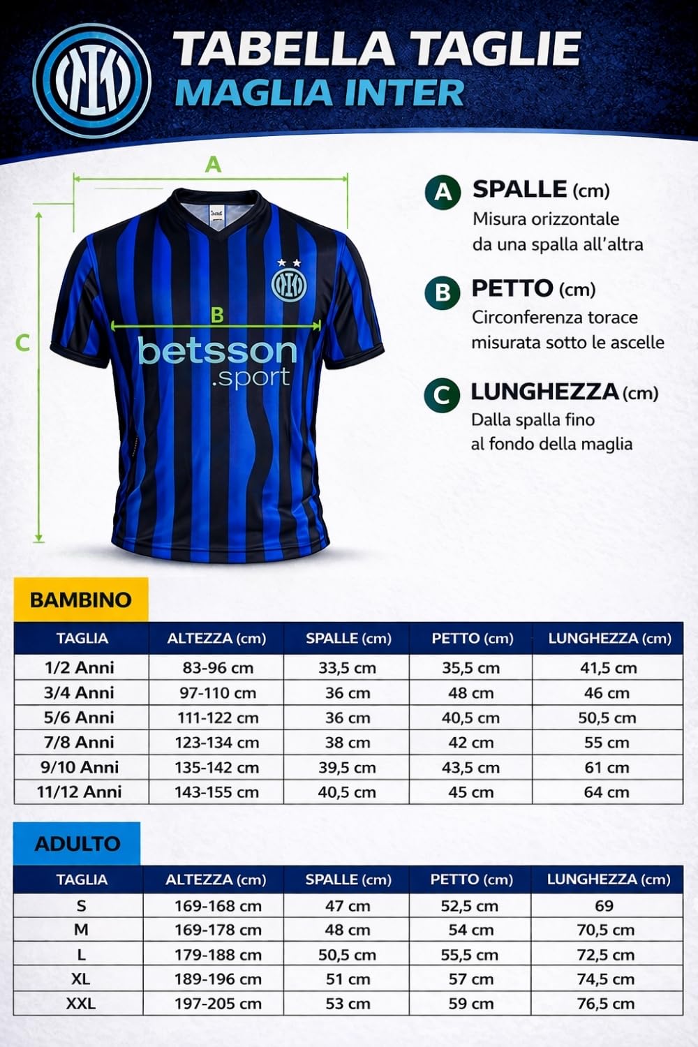 Inter Maglia Campioni 21 Celebrativa Scudetto Replica Ufficiale Personalizzata – Adulto/Ragazzo/Bambino