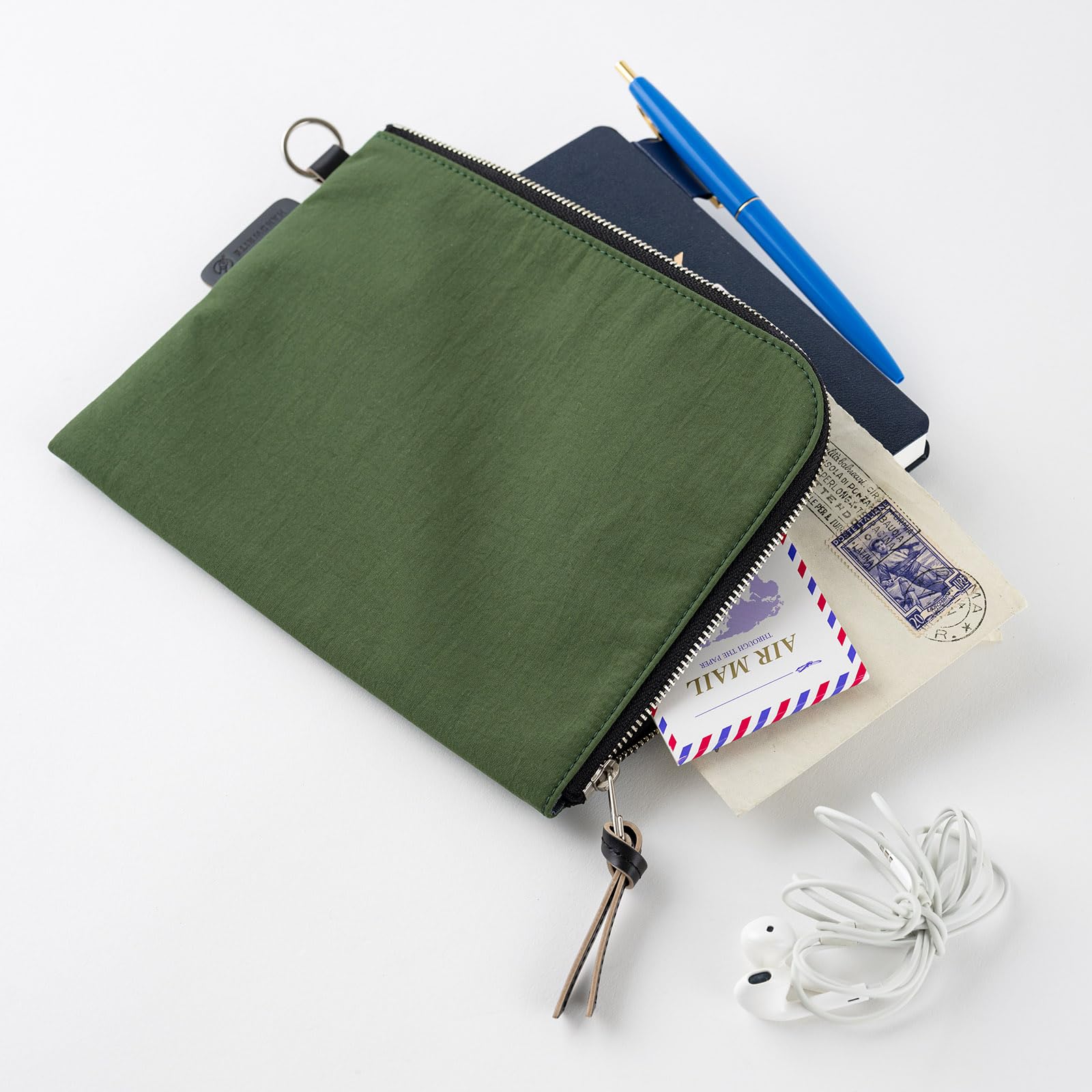 Amazon.co.jp: ほぼ日手帳 HON(A6)手帳カバー tragen フラットポーチ