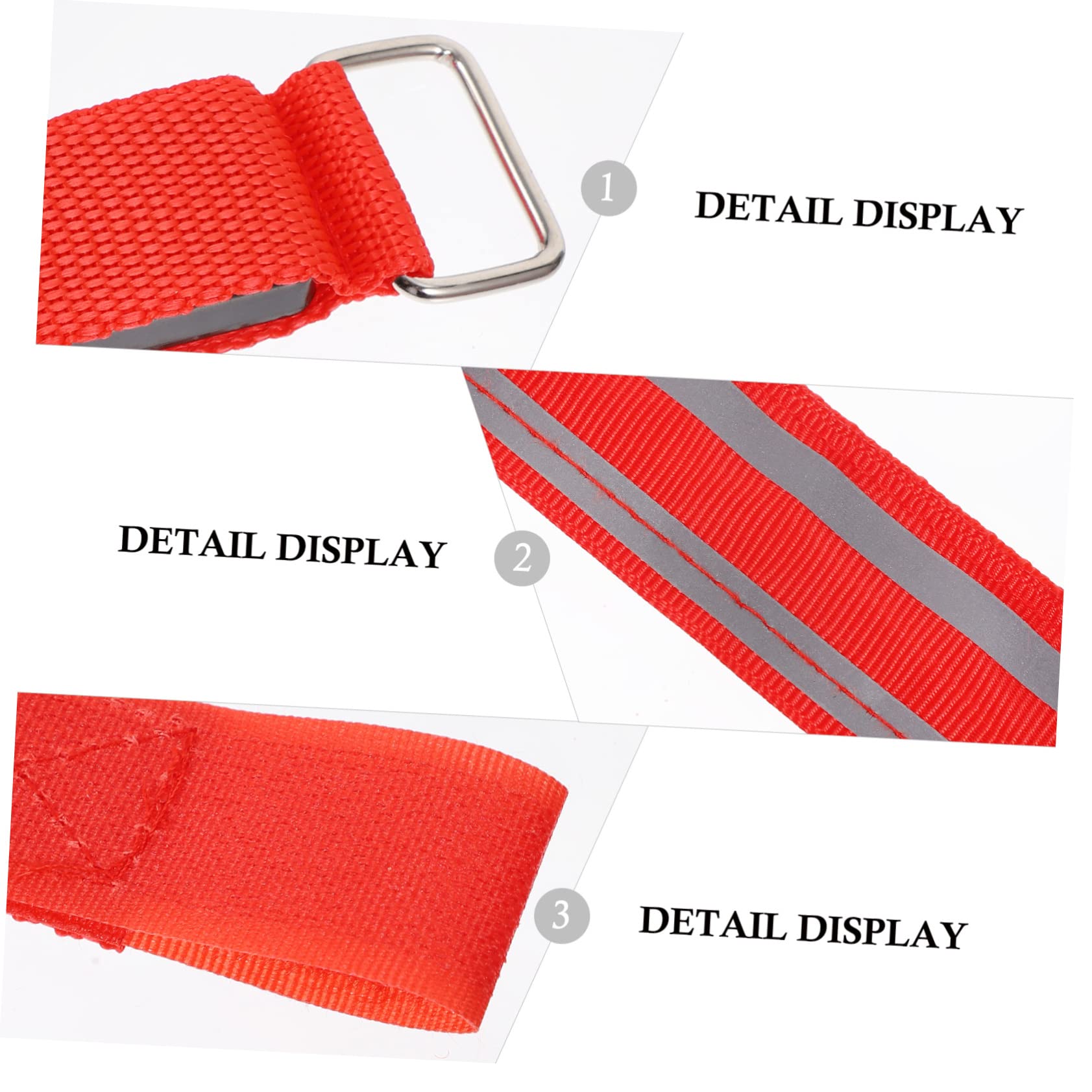 Toddmomy 6piezas Brazaletes Led Luminosos Recargables para Correr y Actividades Al Aire Reflectantes y Ligeros para Seguridad La Noche