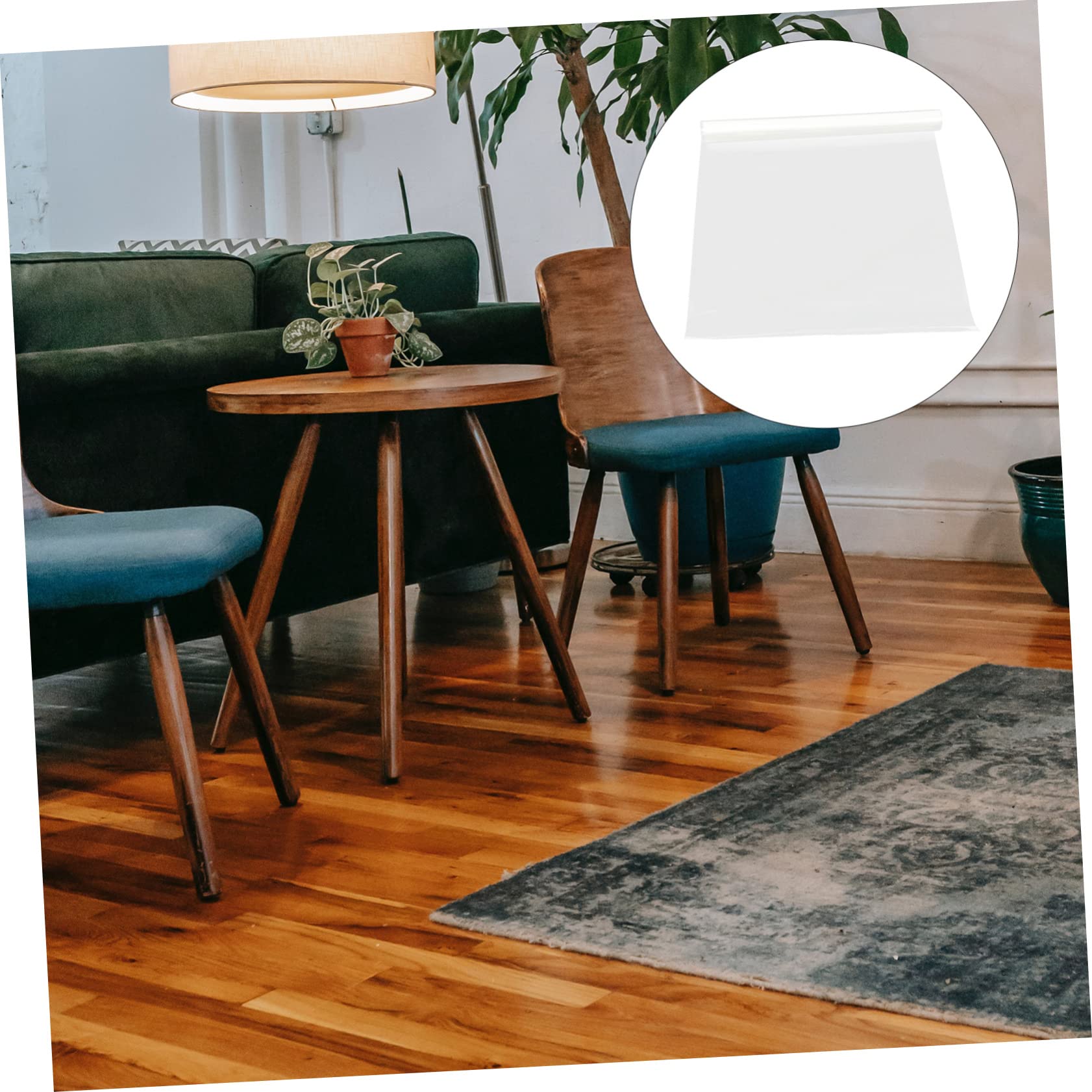 Garneck 50cm Wide Pet Material Oil Proof Table Cover Large Table Protector Cutting Design High Temp Resistant Tablecloth for Ceramic Glass