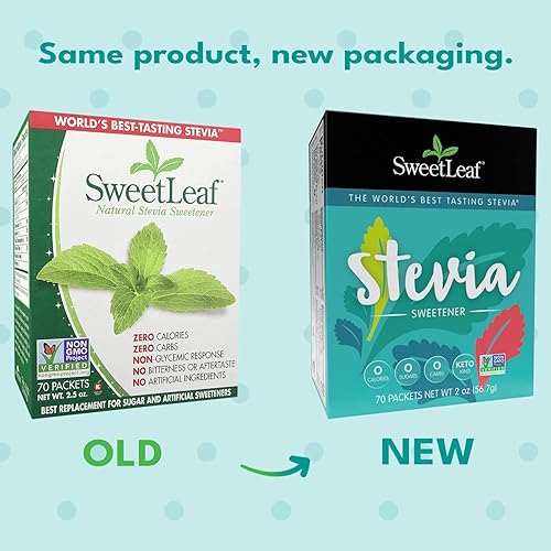 Miniatura 3 de SweetLeaf Stevia Edulcorante natural 70 unidades