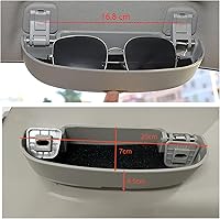 Vista 3 de SXCY Compatible con accesorios Hyundai Tucson 2024 2023, caja de soporte para gafas, accesorios Tucson 2023 2024 Santa Cruz 2024 para gafas de sol