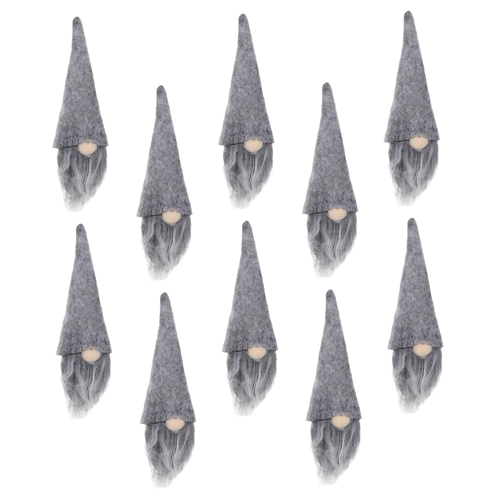 10pcs Cache-Bouteilles en Tissu Non Tissé Décorations de Noël pour Bouteilles de Vin Décoration Originale et Chic