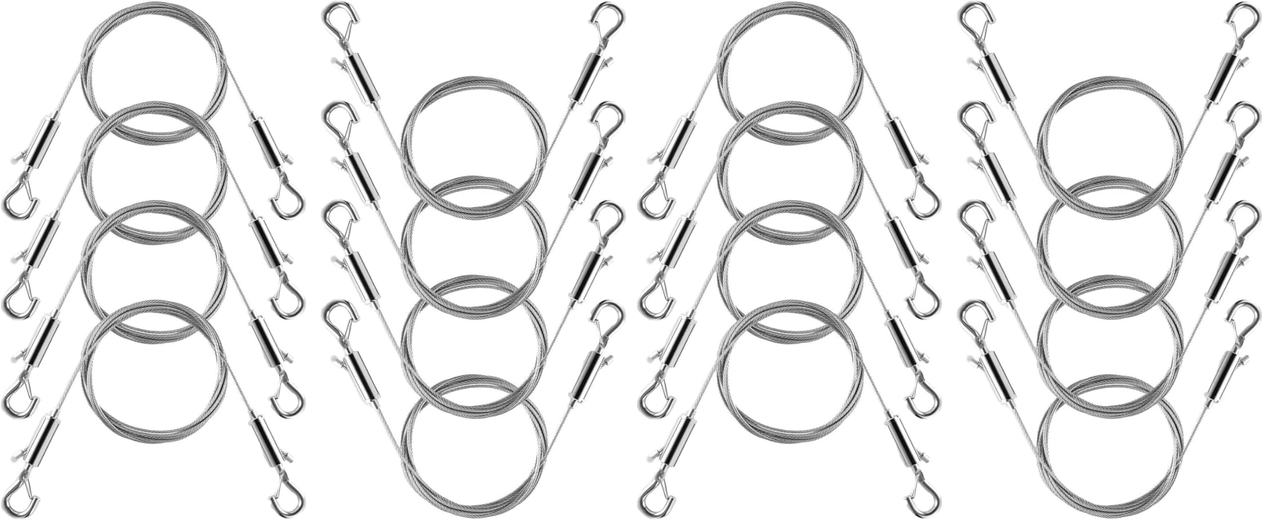 Stainless Steel Picture Hanging Wire, Heavy Duty 100lbs, 2PCS 6.6FT — Amazon image 10