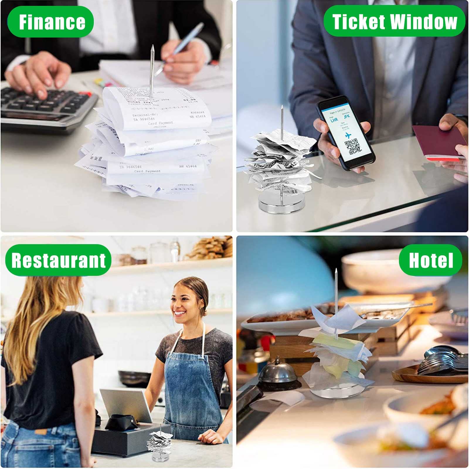 SHINEOFI Metalen Kaartdisplaystandaard - Visitekaartjesorganizer Open Ontwerp Tafelkaarthouders Kantoorbenodigdheden