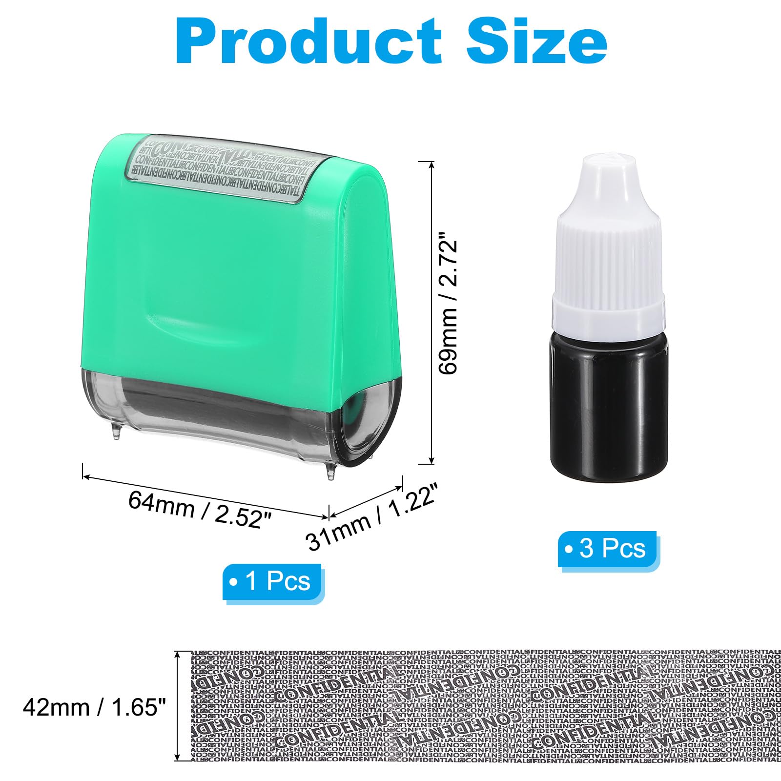 PATIKIL Identity Theft Protection Roller Stamp - Image 2