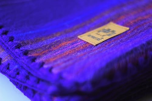 Miniatura 70 de Manta de alpaca hecha a mano de alta calidad Mantas de lana tamaño individual Manta de alpaca y algodón El mejor tamaño de manta de lana 64 x