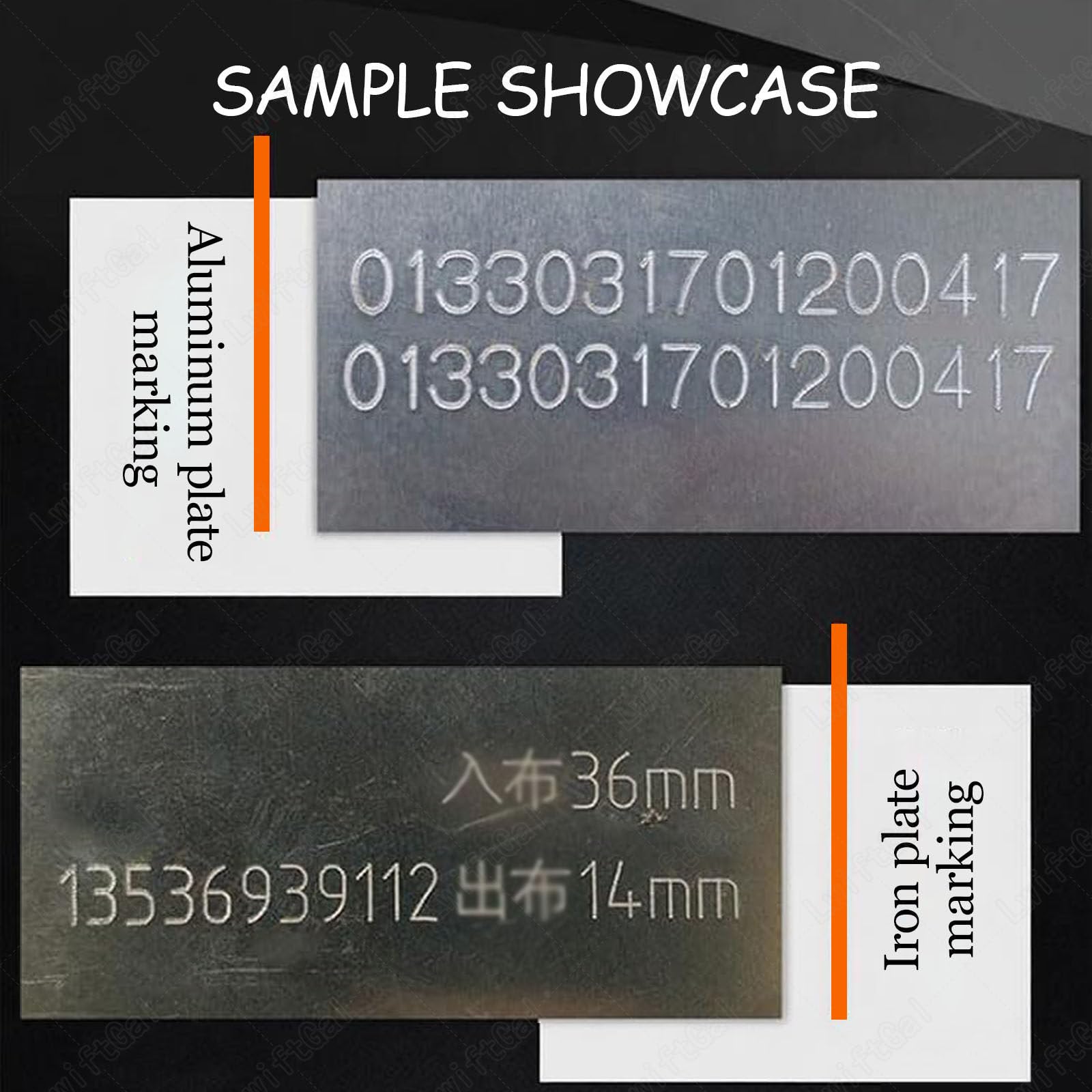 Elektrische Metall-Graviermaschine, Handgravierer für Edelstahl, Aluminium, Eisen, Kupfer, 400 W schnurloses Elektrowerkzeug für Nummernschild, Buchstaben, Namensschild