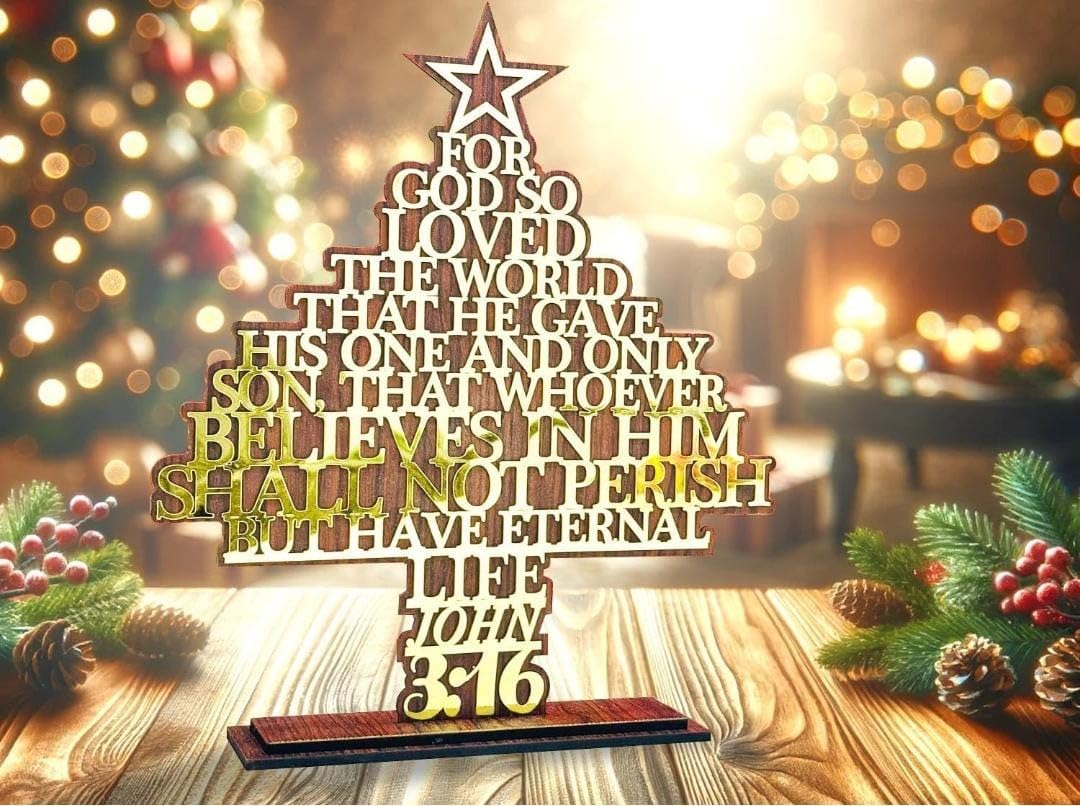 Bible Verse About Christmas Tree Joy Bible Verse Christmas Ornament