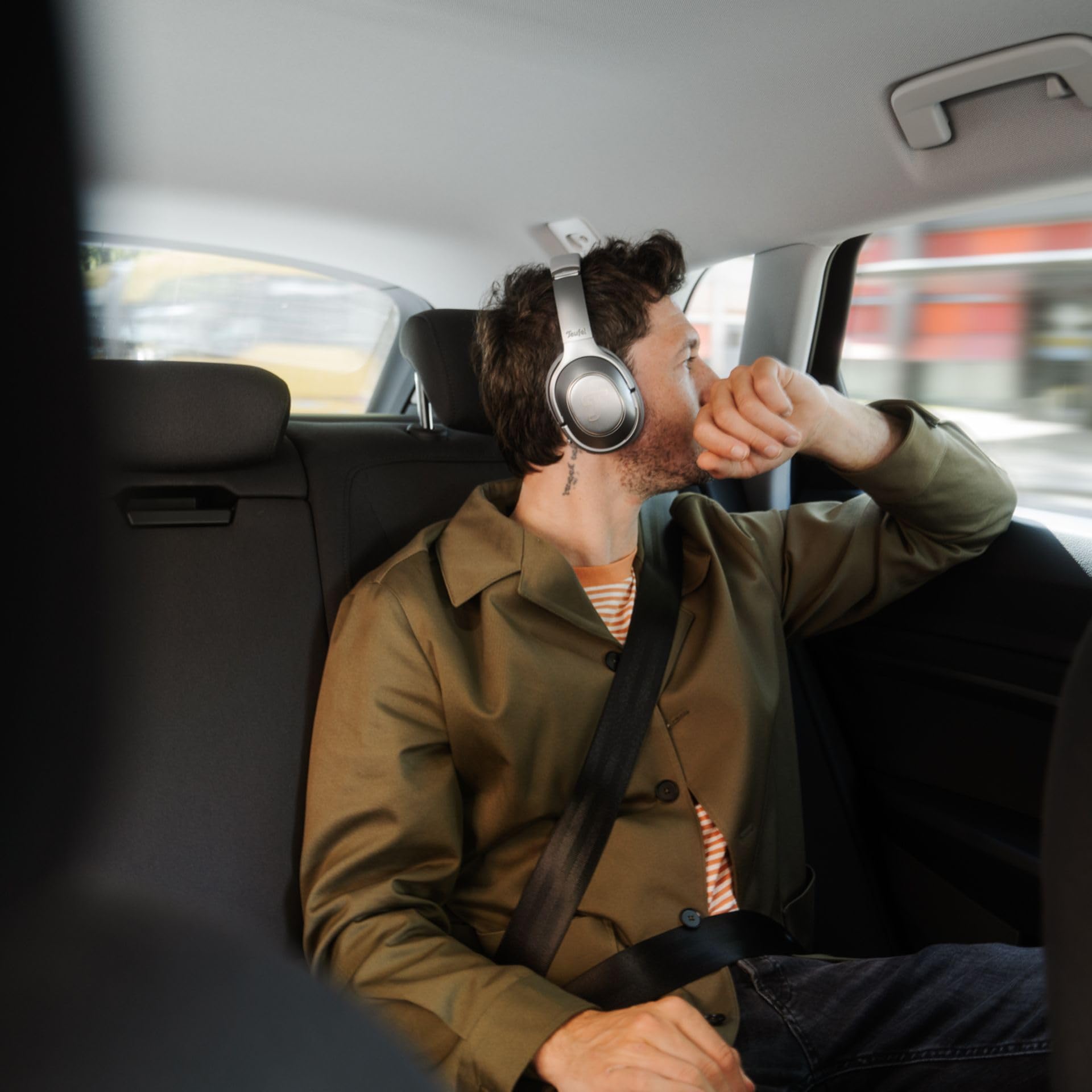 Teufel REAL Blue PRO Kabellose Bluetooth-Kopfhörer Over-Ear mit Active Noise Cancelling und Langer Akkuflaufzeit (56 h), Mimi Sound Personalisierung, Schnellladefunktion, ShareMe-Funktion - grau