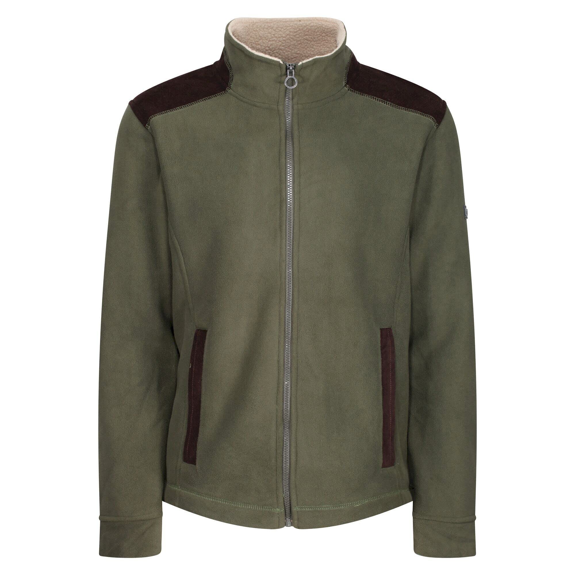 Regatta Mens Professional Faversham Full Zip Fleece Jacket, Dark Khaki, M EU