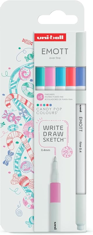 Uni-ball EMOTT Marker Set Sweet Colors 5 units