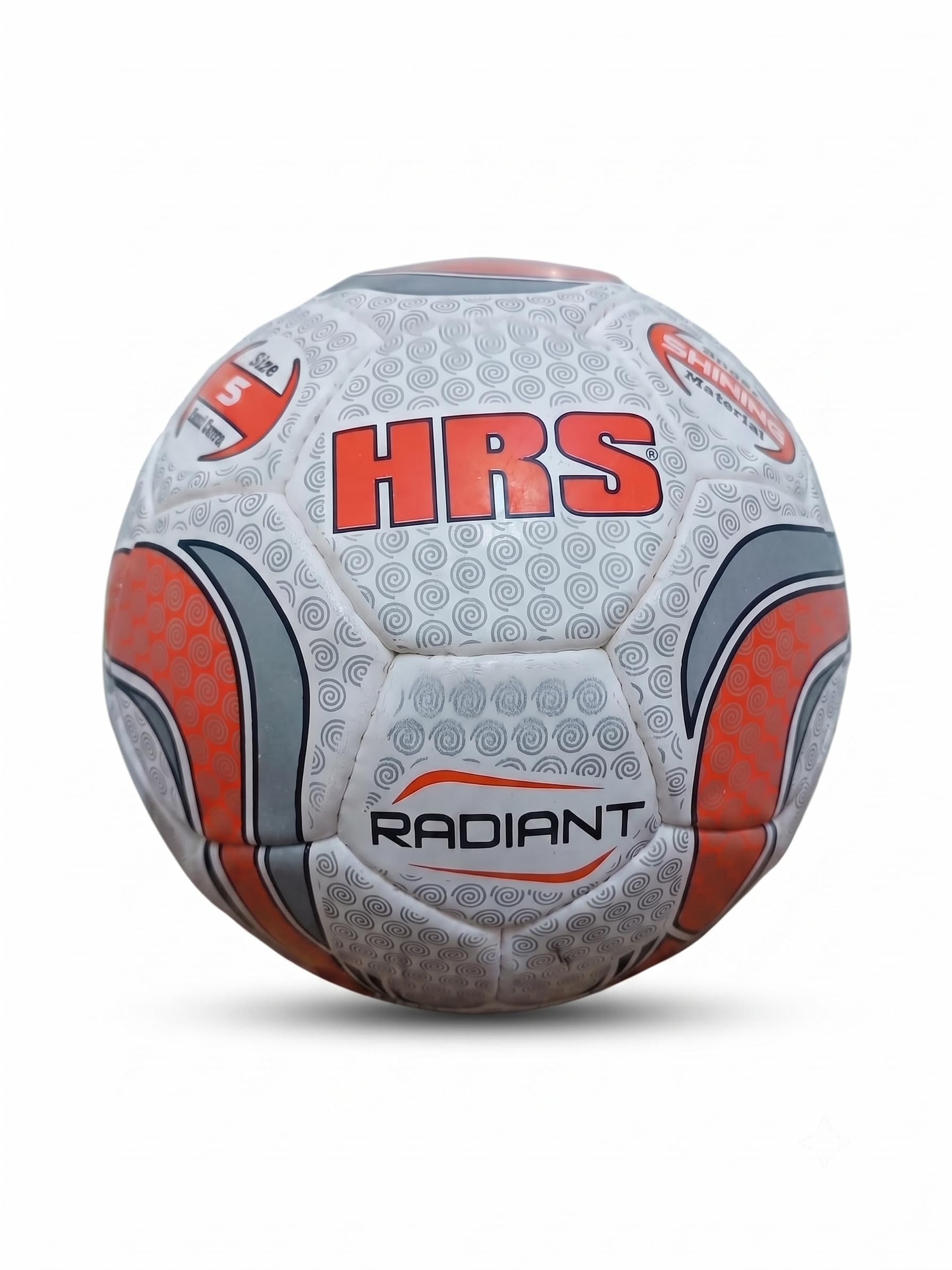 HRS Radiant Hand-Sewn Size 5 Football - High-Durability Training & Match Soccer Ball for Adults, Men & Youth (Multicolor)-image-40