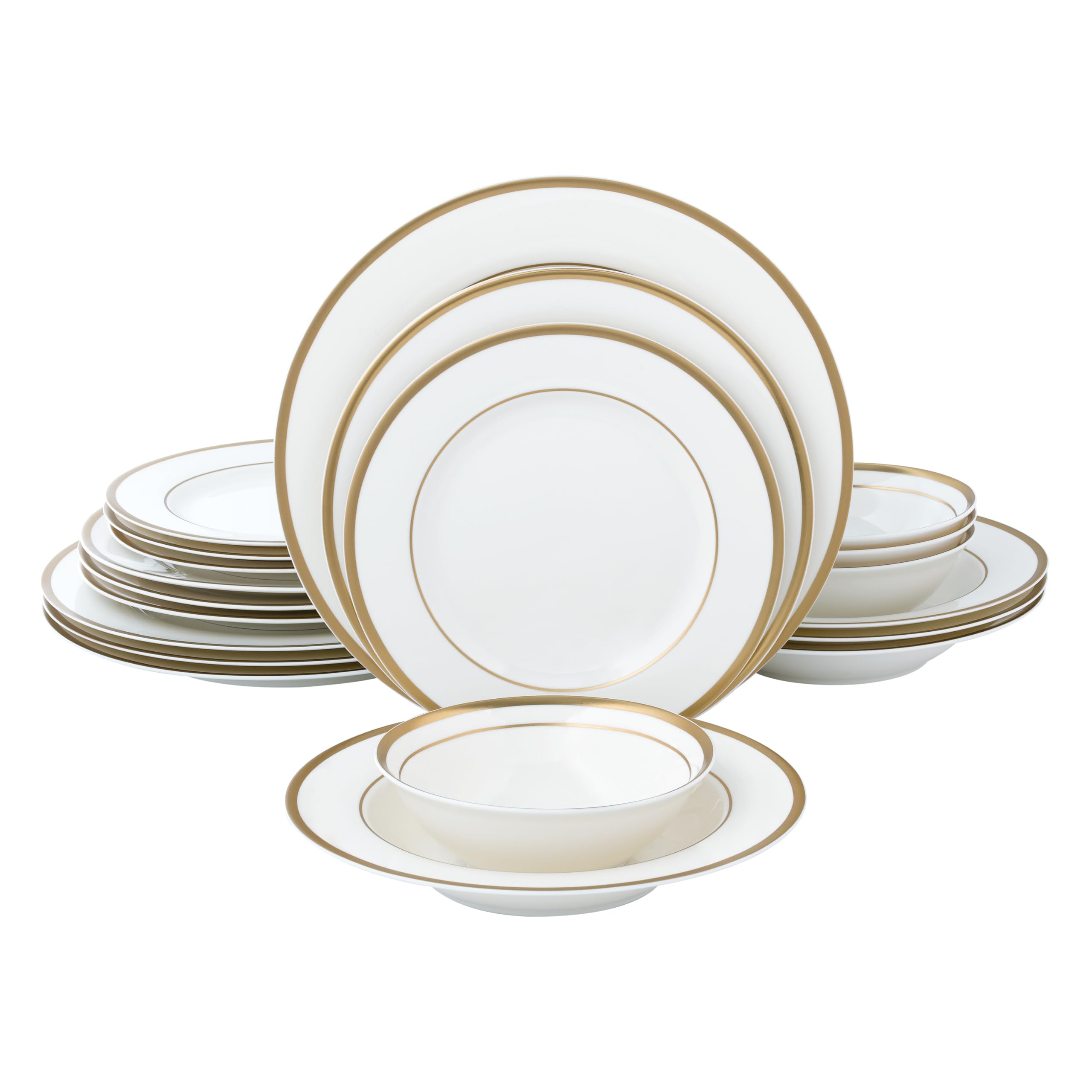 Joseph Sedgh Collection “Gail White” 20-Piece Bone China