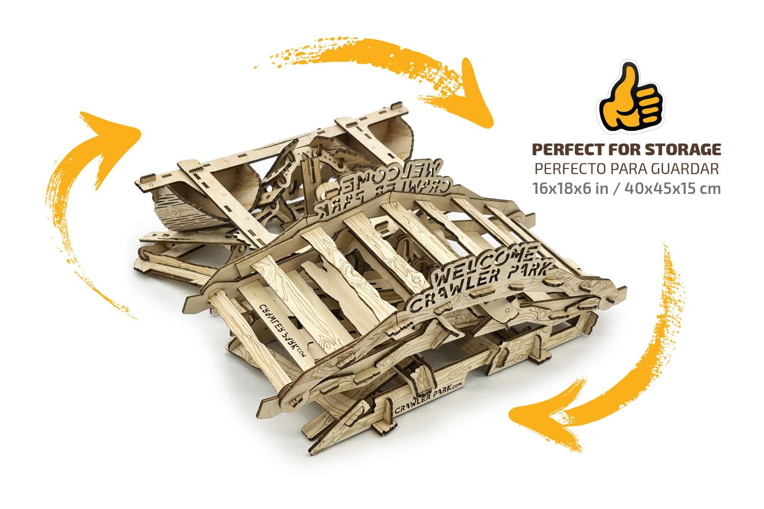 Home KIT di 3 Ostacoli per RC Crawler Park Course 1/24 & 1/18 Scala
