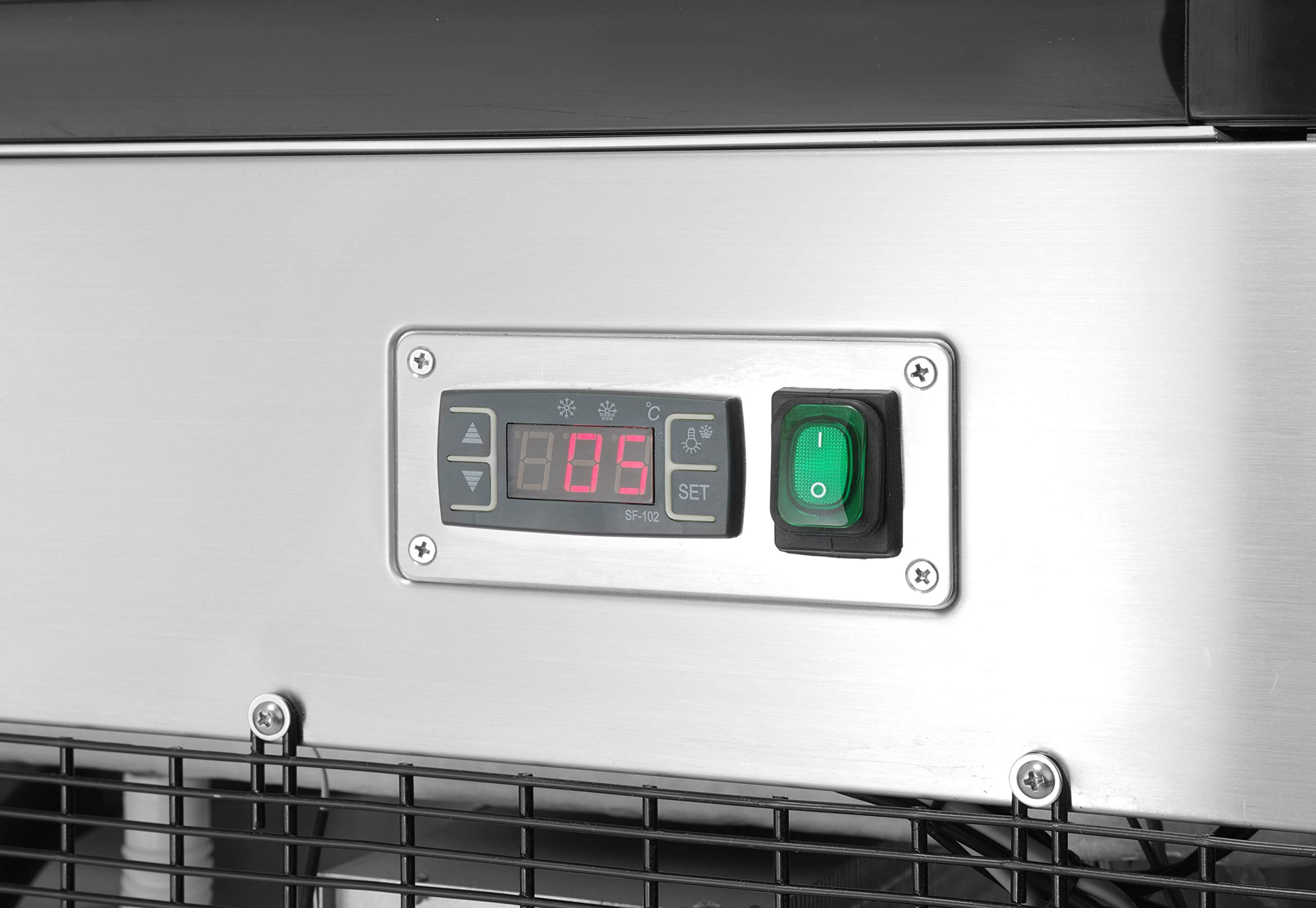 HENDI Vitrinas expositoras refrigeradas con 2 baldas - 300 L - 230V / 480W - 915x675x(H)1210 mm