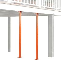 EliteEdge 2-Pack House Floor Jacks: 18,000 LBS Capacity, 53-93" Adjustable Height for Basement Joist Leveling & Beam Lifting