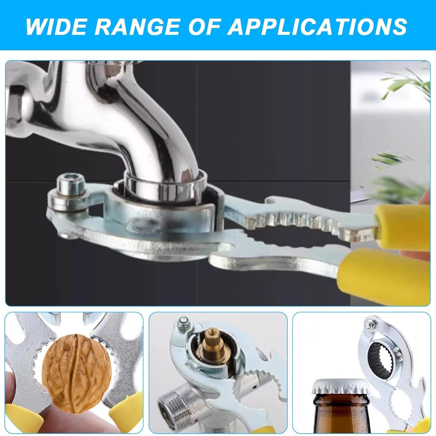 Faucet Wrench - Repair Kitchen & Bathroom Taps -2