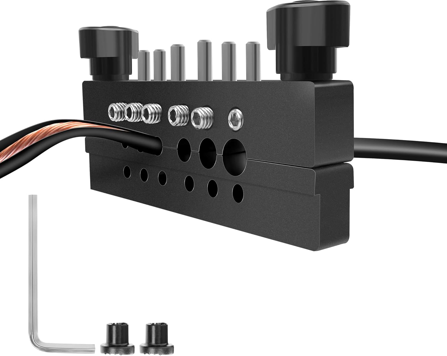 MakGrand Split Scrap Copper Wire Stripper Kit with Six ThreeEdged